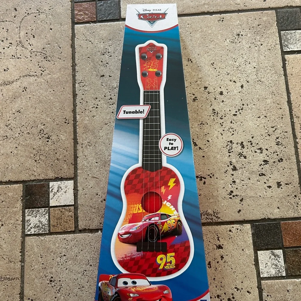 NWT Disney Pixar Lightning Cars Ukulele